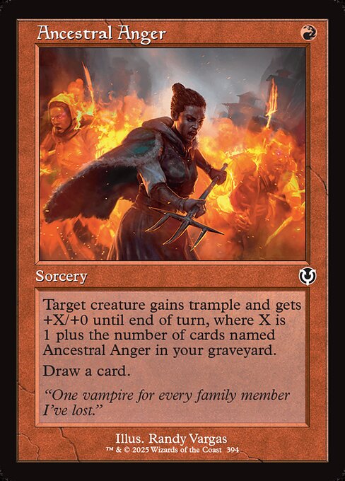 Ancestral Anger - Foil