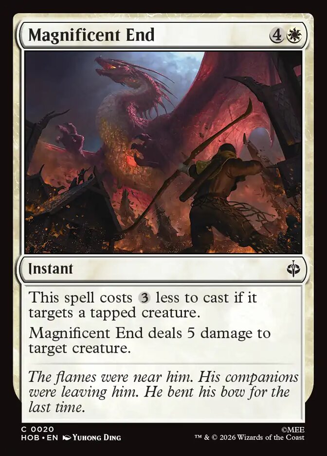 Magnificent End - Foil