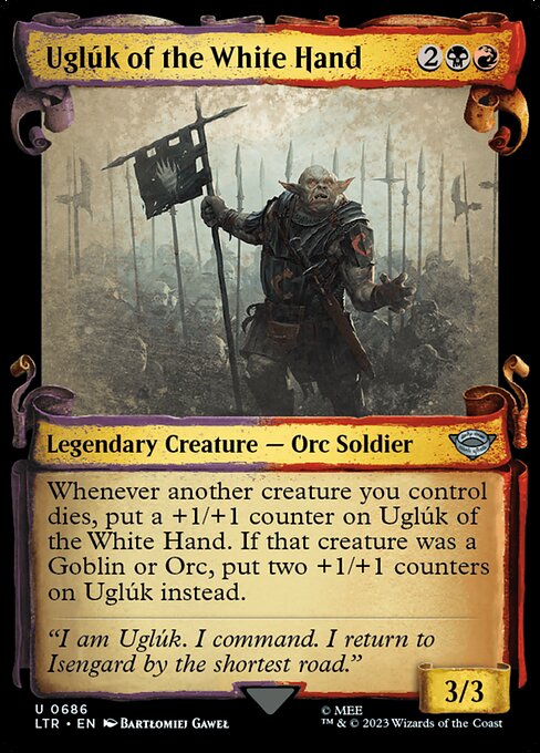 Ugluk of the White Hand - Silver Foil