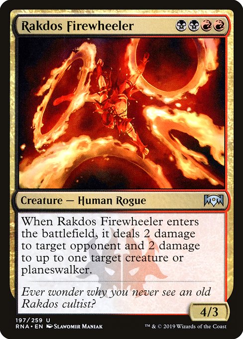 Rakdos Firewheeler - Foil