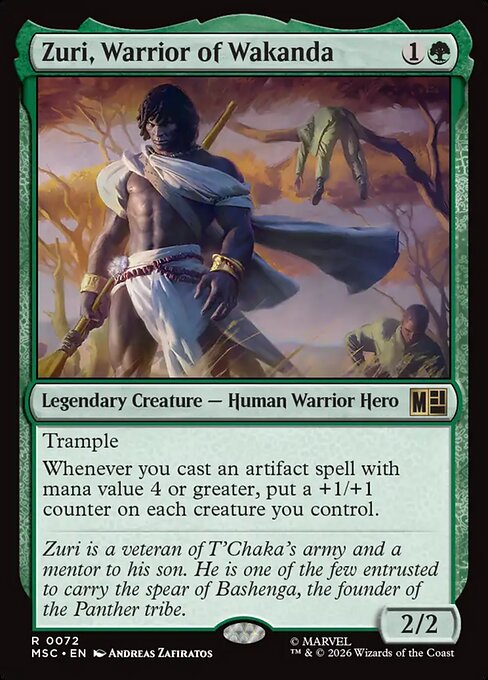 Zuri, Warrior of Wakanda - Surge Foil