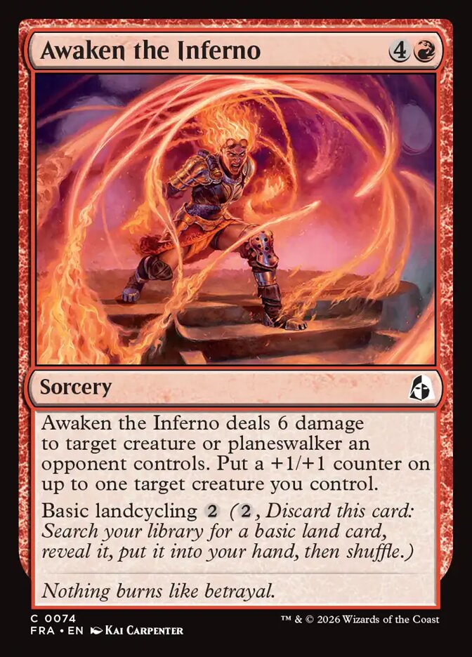 Awaken the Inferno - Foil