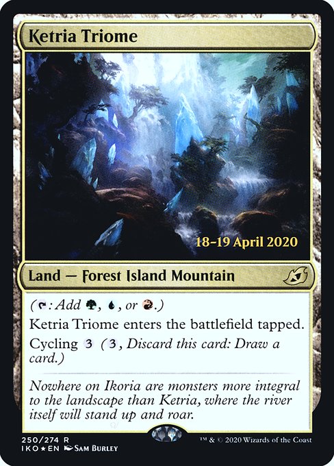 Ketria Triome - Foil - Prerelease Promo