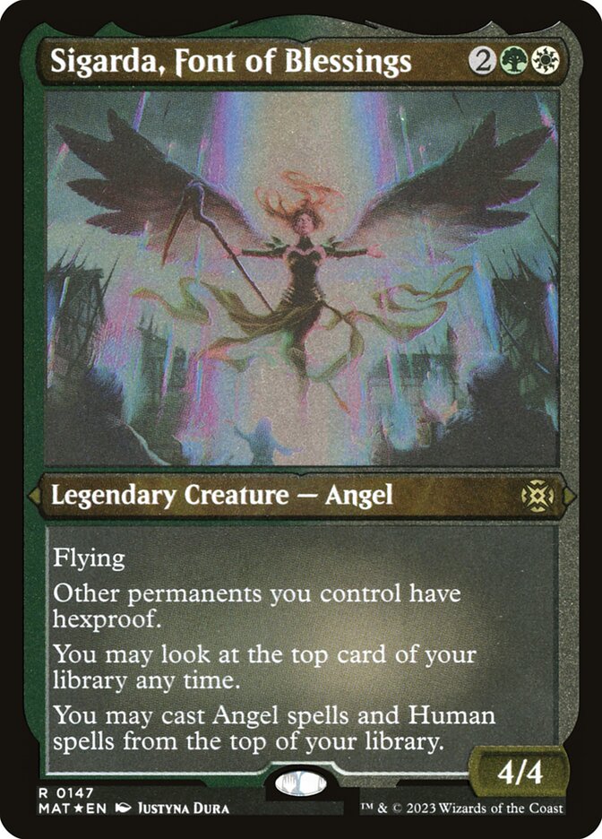 Sigarda, Font of Blessings - Foil Etched