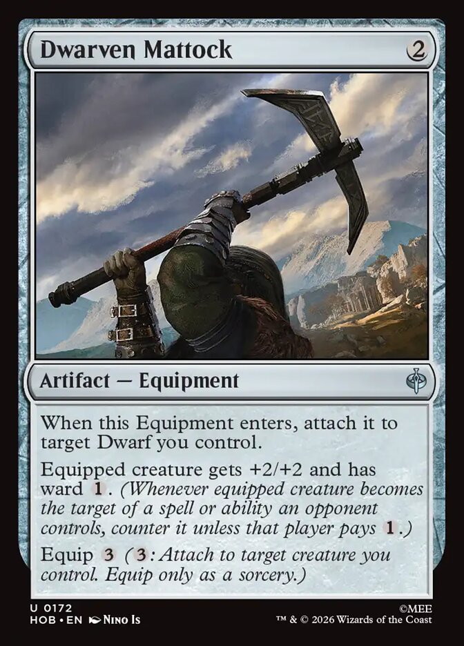 Dwarven Mattock - Foil