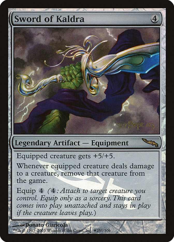 Sword of Kaldra - Foil - Prerelease Promo