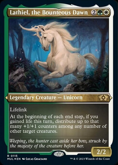 Lathiel, the Bounteous Dawn - Foil-Etched