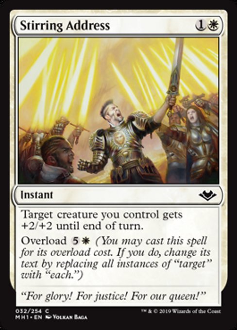 Stirring Address - Foil