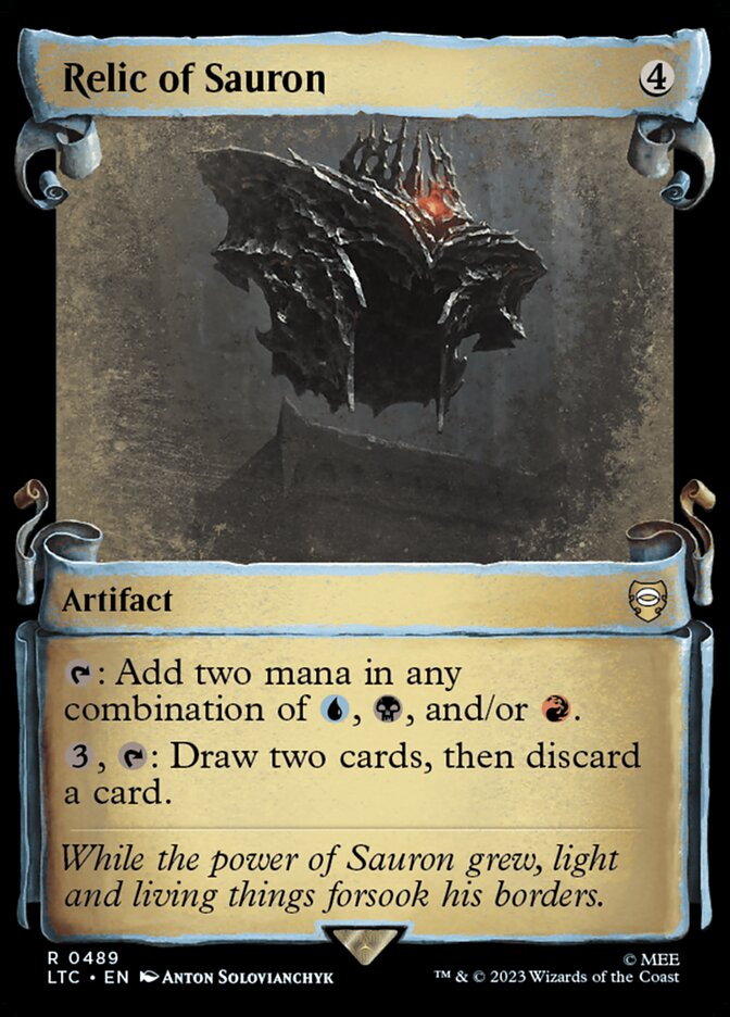 Relic of Sauron - Silver Foil
