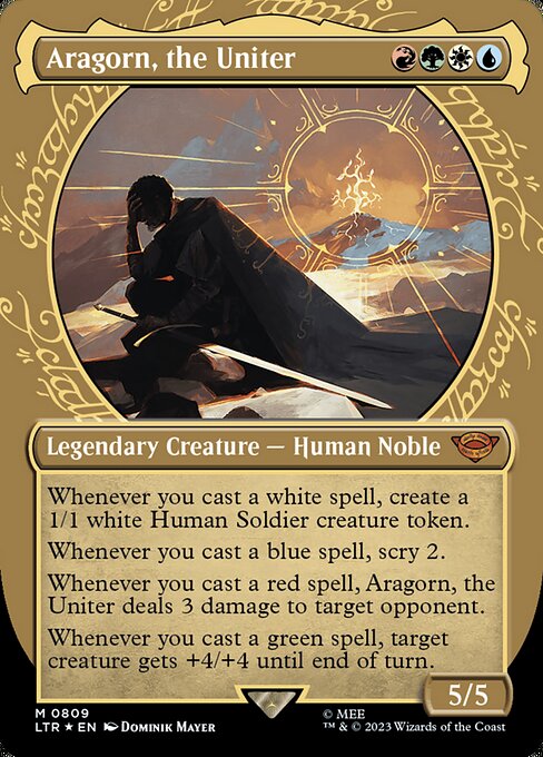 Aragorn, the Uniter - Surge Foil