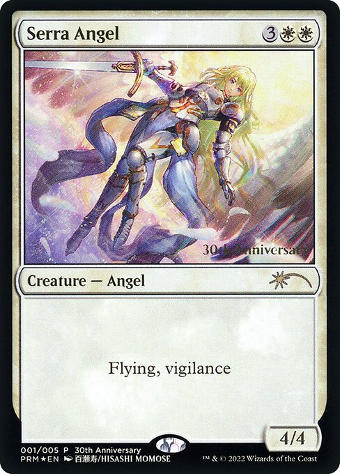 Serra Angel - Foil - Anime Art - 30th Anniversary Promo