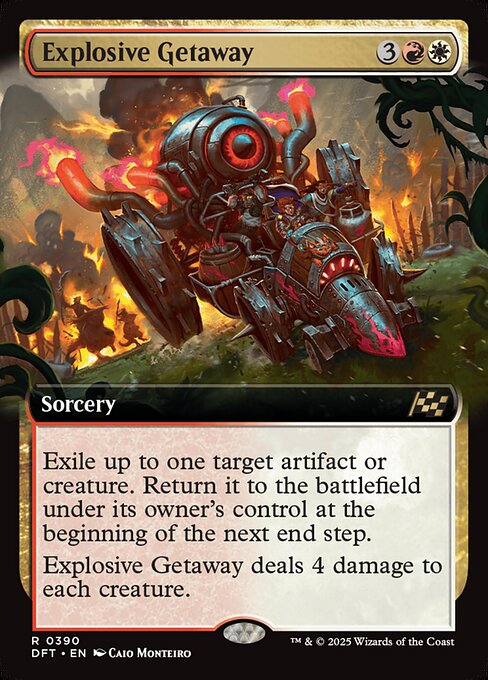 Explosive Getaway - Foil
