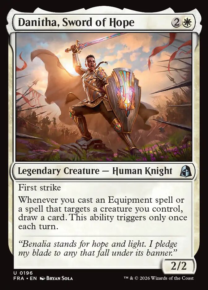 Danitha, Sword of Hope - Foil