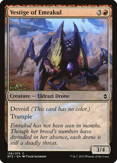 Vestige of Emrakul - Foil