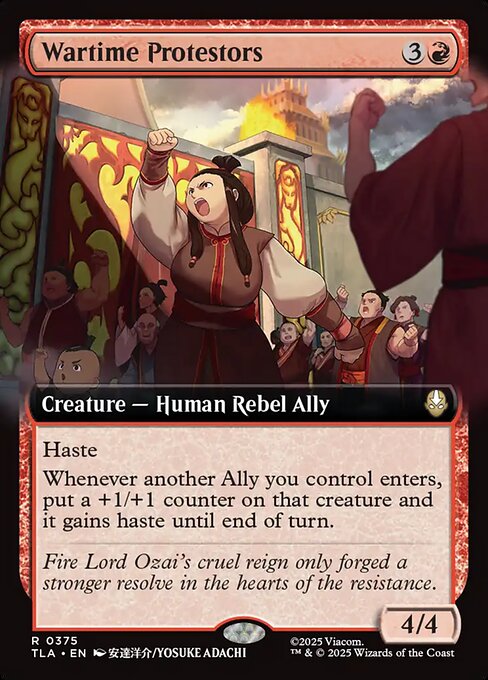 Wartime Protestors - Foil