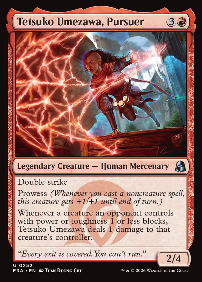 Tetsuko Umezawa, Pursuer - Foil