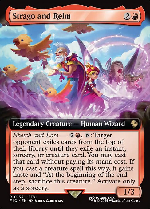 Strago and Relm - Foil