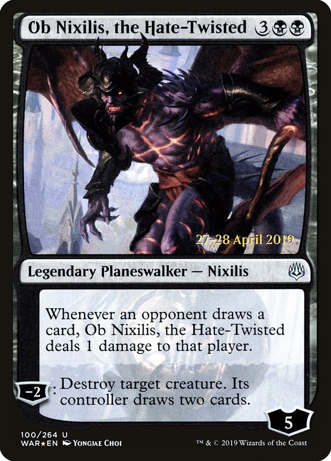 Ob Nixilis, the Hate-Twisted - Foil - Prerelease Promo