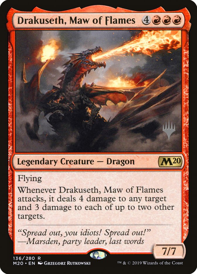Drakuseth, Maw of Flames - Foil - Promo Pack