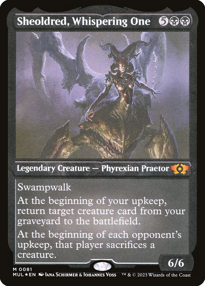 Sheoldred, Whispering One - Foil-Etched