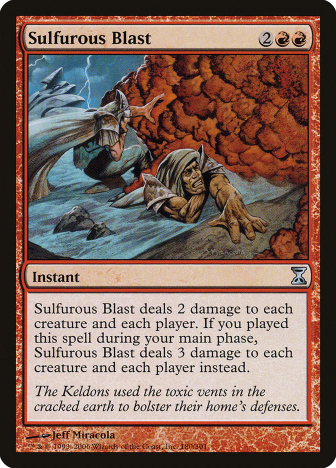 Sulfurous Blast - Foil