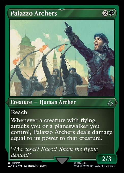 Palazzo Archers - Foil-Etched