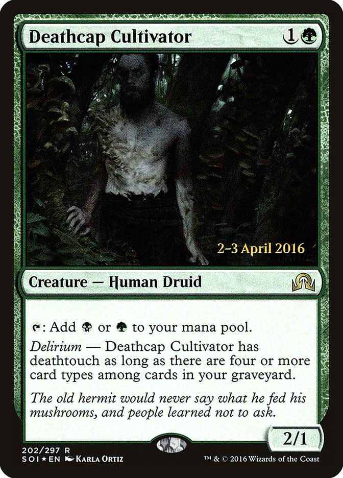 Deathcap Cultivator - Foil - Prerelease Promo