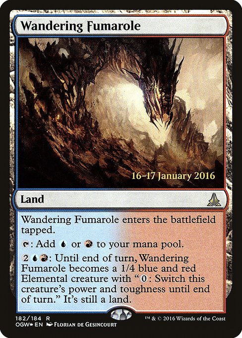 Wandering Fumarole - Foil - Prerelease Promo