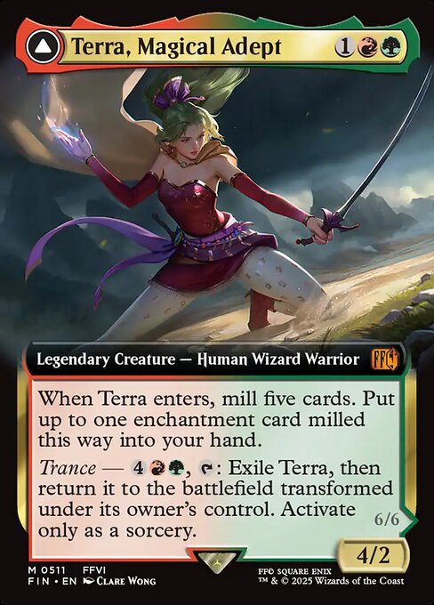Terra, Magical Adept - Foil