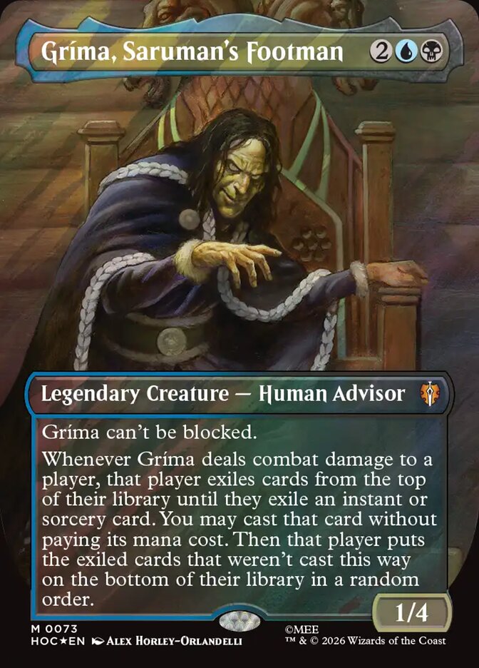Grima, Saruman's Footman - Surge Foil