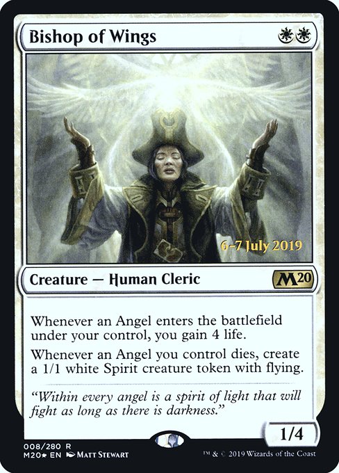 Bishop of Wings - Foil - Prerelease Promo