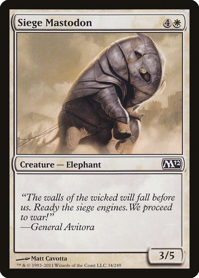 Siege Mastodon - Foil