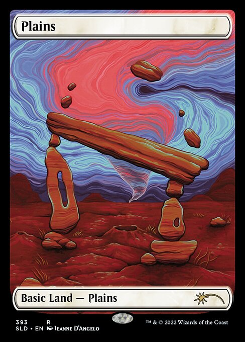 Plains (393) Full Art - Foil