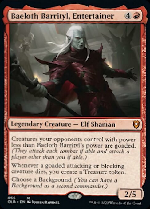 Baeloth Barrityl, Entertainer - Foil
