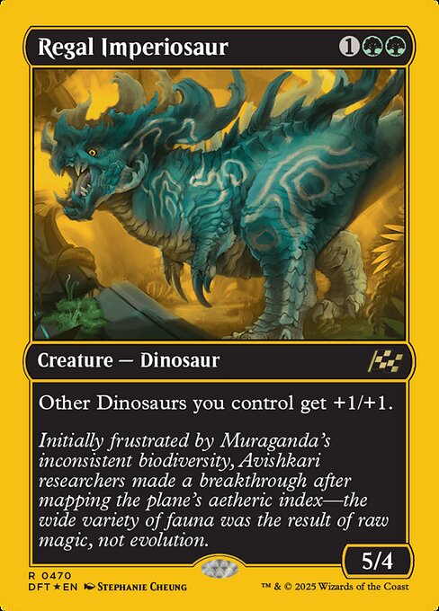 Regal Imperiosaur - First Place Foil