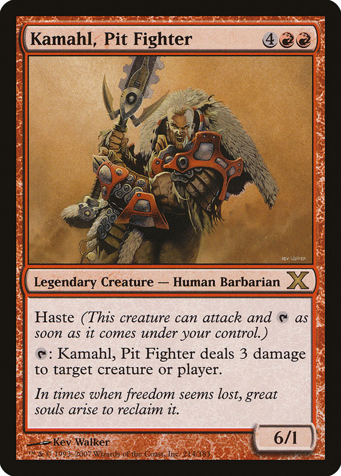 Kamahl, Pit Fighter - Foil