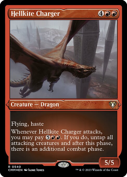 Hellkite Charger - Foil-Etched