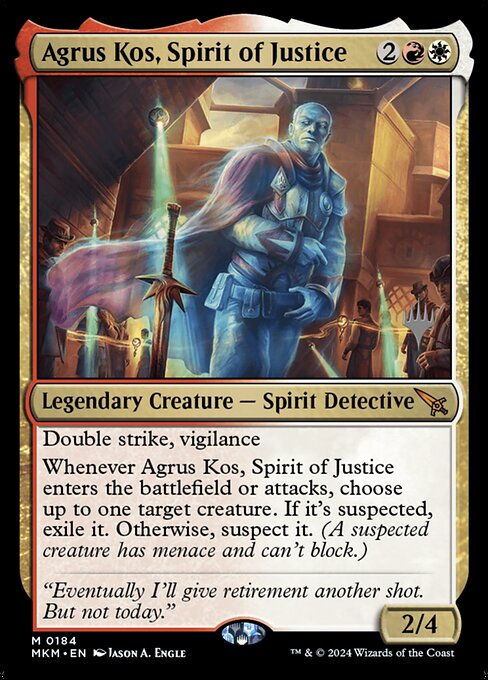 Agrus Kos, Spirit of Justice - Promo Pack