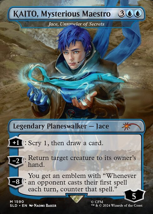 Jace, Unraveler of Secrets (KAITO, Mysterious Maestro) - Foil