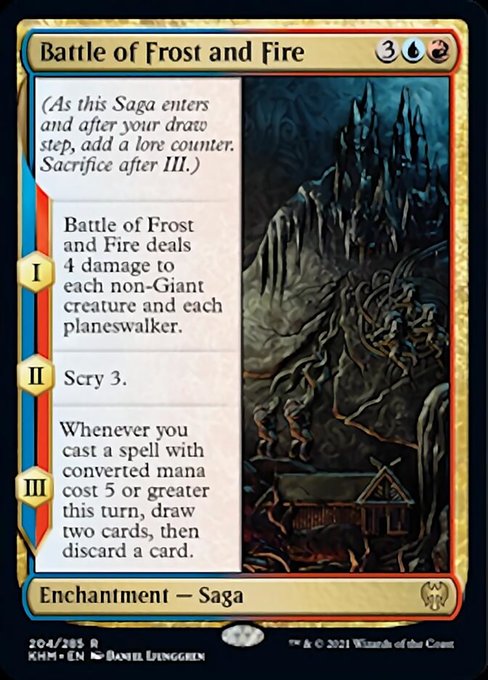 Battle of Frost and Fire - Foil