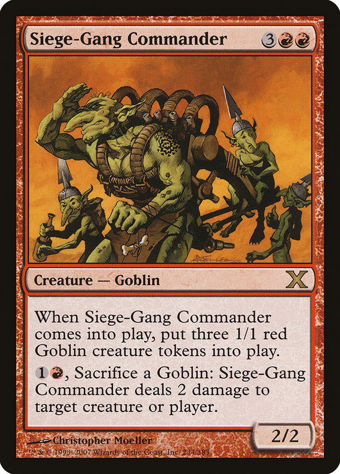 Siege-Gang Commander - Foil