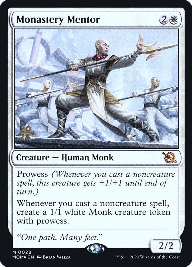 Monastery Mentor - Foil - Prerelease Promo