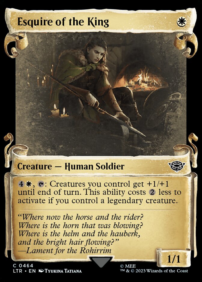 Esquire of the King - Silver Foil
