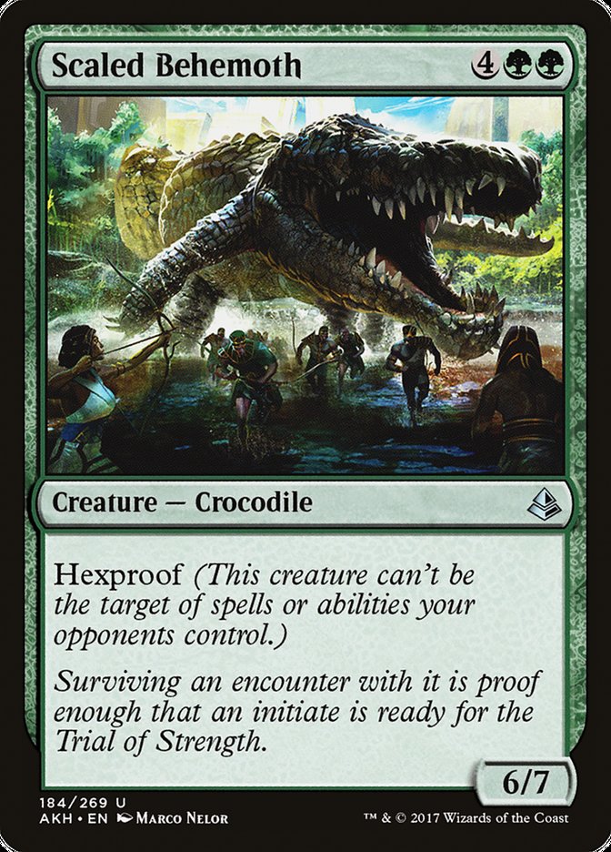 Scaled Behemoth - Foil