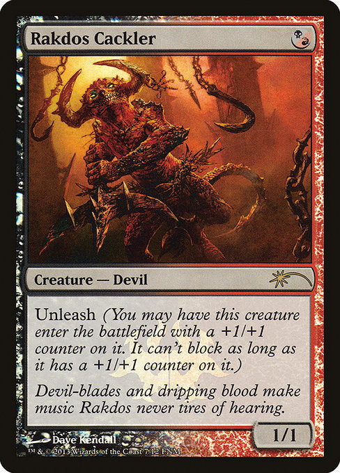 Rakdos Cackler - Foil - FNM Promo