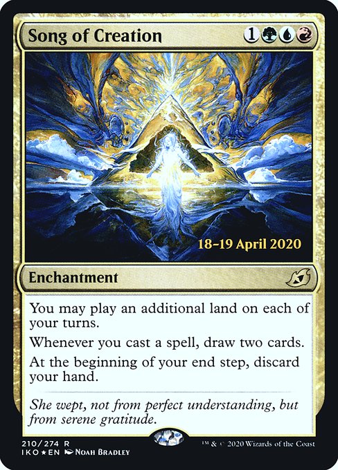 Song of Creation - Foil - Prerelease Promo