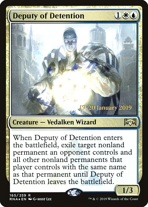 Deputy of Detention - Foil - Prerelease Promo