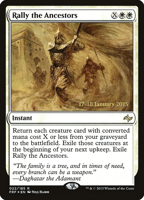 Rally the Ancestors - Foil - Prerelease Promo