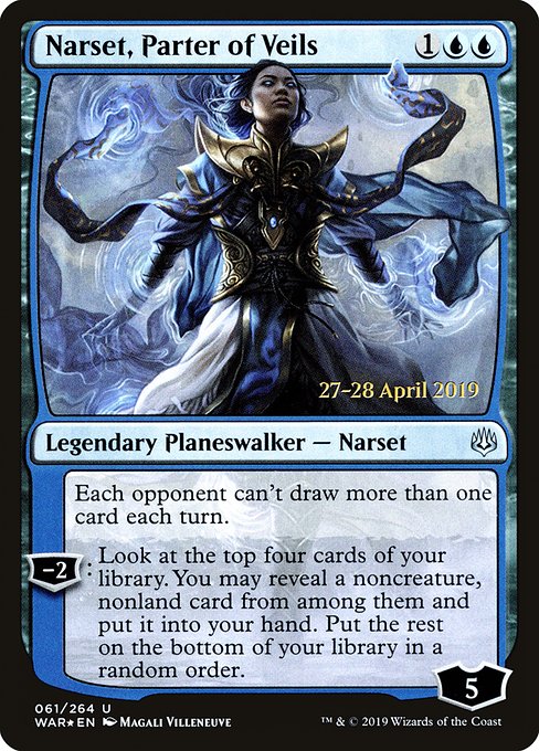 Narset, Parter of Veils - Foil - Prerelease Promo
