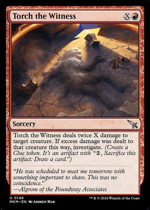 Torch the Witness - Foil